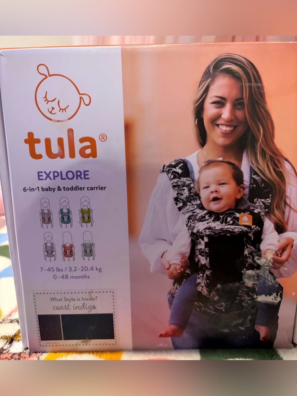NIB Tula Explore 6-in-1 Baby & Toddler Carrier - coast indigo